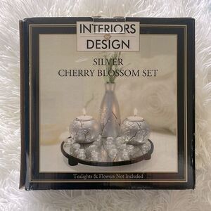 Interiors Design Silver Cherry Blossom‎ Set